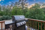 Propane grill for outdoor grilling